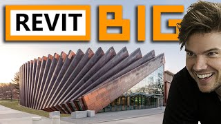 Revit 2023 | Wave Facade & Curve Walls by BIG Architects in Revit Tutorial