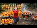 Amazing cooking chicken curry with rice recipe in my countryside - Roasted Whole Chicken