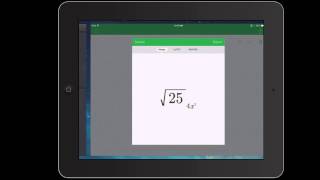 Tutorial:  MathPad for Mathematics on the iPad
