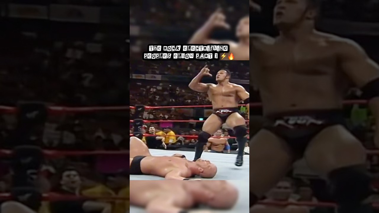 THE ROCK ELECTRIFYING PEOPLES ELBOW PART 3 ⚡️🔥 