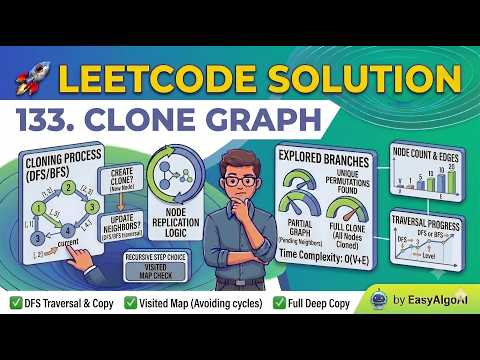 LeetCode 133 - Clone Graph | EasyAlgoAI