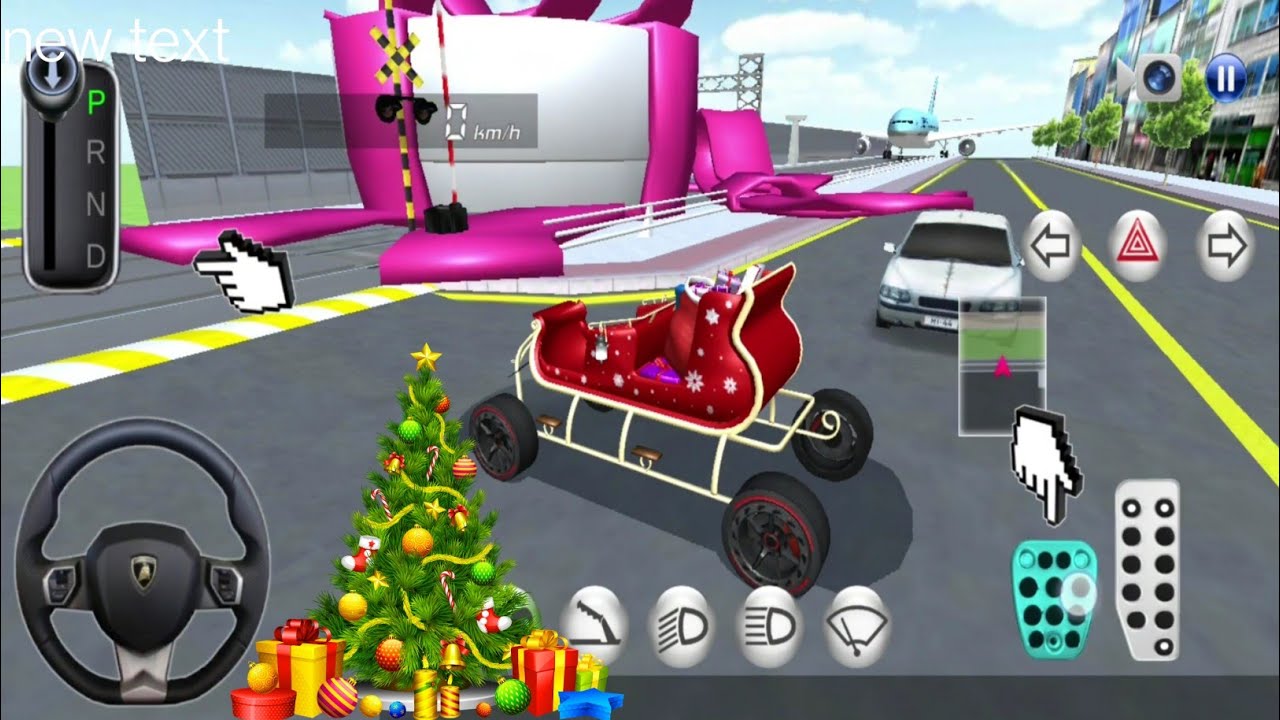 MERRY CHRISTMAS || SANTA SUPERCAR 🎁 GIFTS || 3D Driving class game