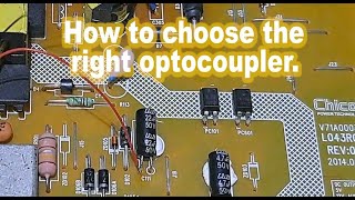 How to identify the right optocoupler. ' Power supply Modification'