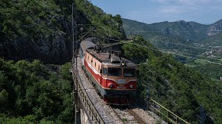 Bahnidylle Montenegro Wenige Züge, Aber Spektakuläre Bergkulisse 4K60Fps