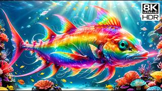 🌊 Beneath the Waves in 4K 🐠 Vibrant Ocean Colors & Peaceful Nature Sounds ✨