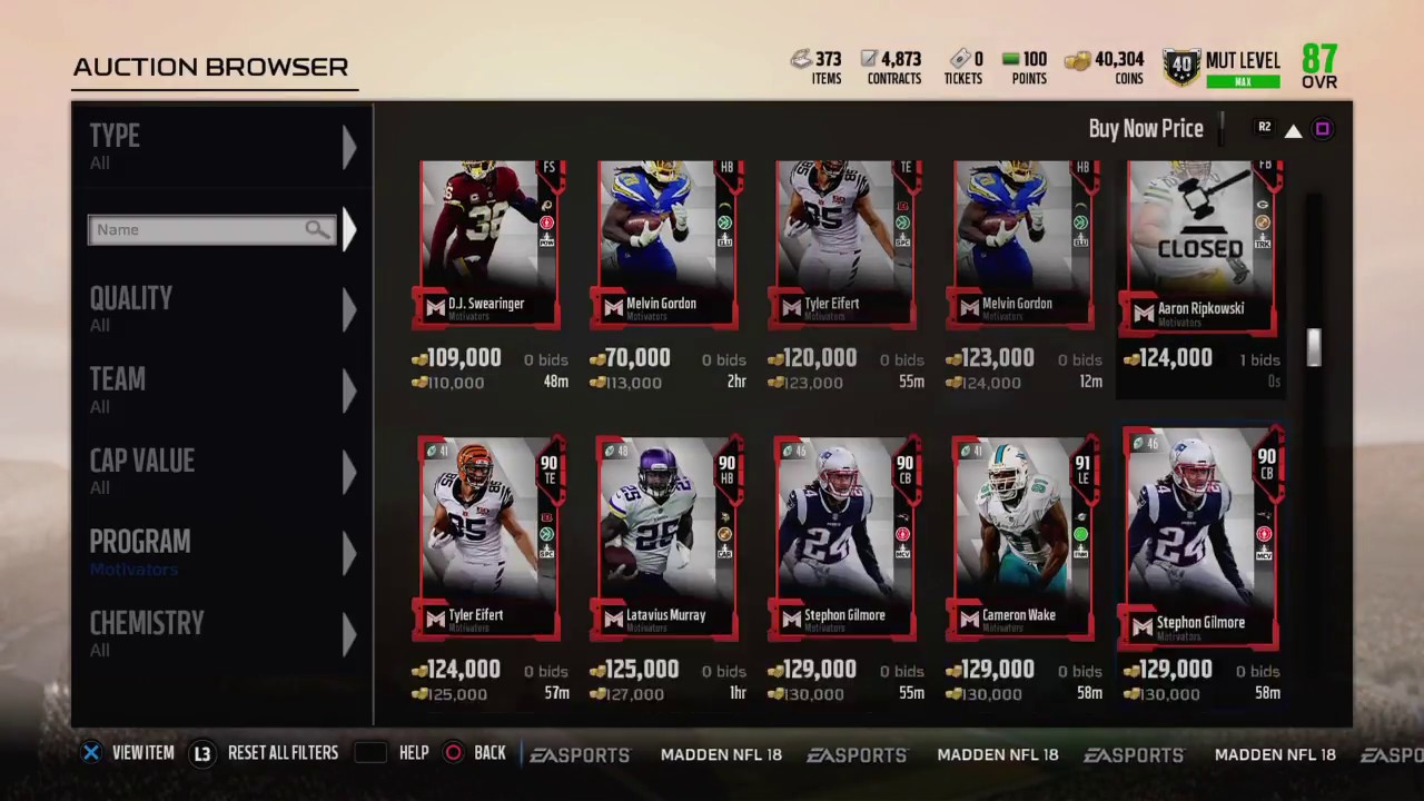 BRAND NEW MOTIVATORS OVERVEIW! MADDEN 18 ULTIMATE MOTIVATORS!