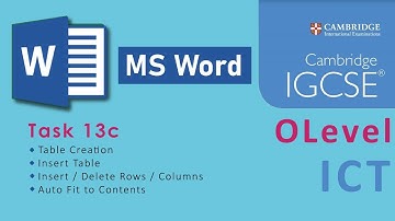 IGCSE O Level ICT Task 13c