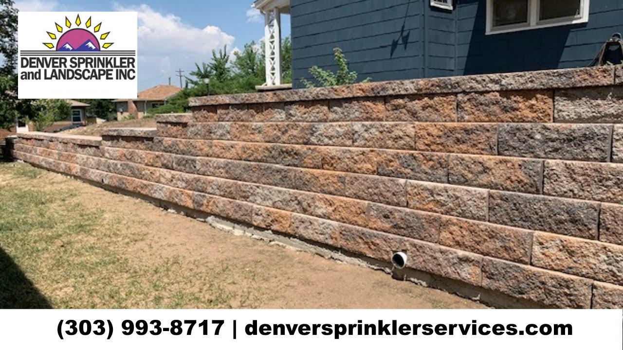 Retaining Wall Builders Englewood Denver Sprinkler and Landscape