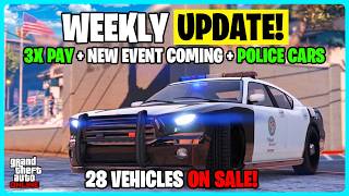 New Cars, New Content 3X Bonuss Gta Online Weekly Update