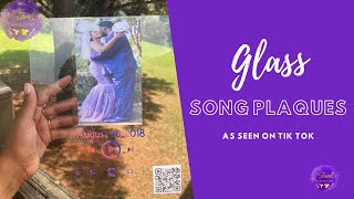 Glass Song Plaques As Seen On Tik Tok Youtube