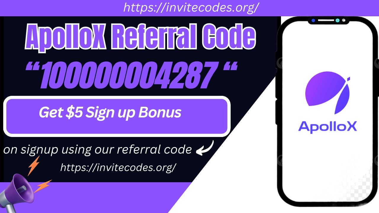 ApolloX Finance Referral Code  – ”1000000429657″ – Get $5 sign up Bonus