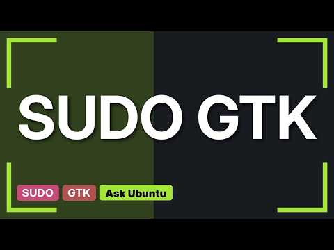 "cannot open display: :0" error when using sudo with any GTK app