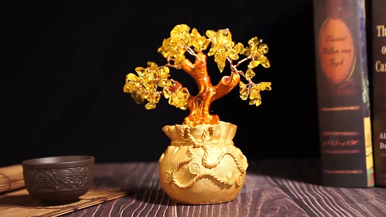 Citrine Money Tree - Feng Shui For Prosperity