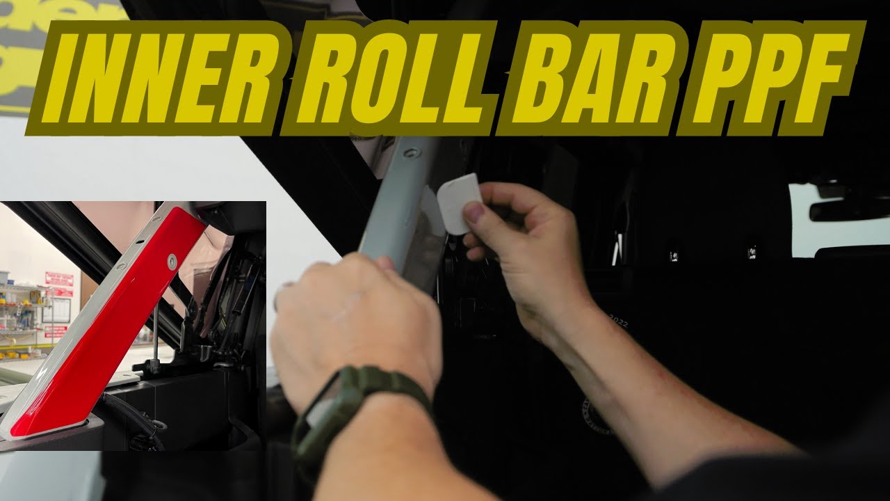 How To Install Your Ford Bronco INNER Roll Bar PPF Shield | From ...
