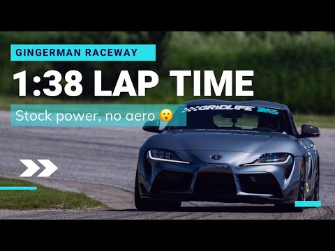 Hitting a 1:38 Lap at GingerMan - Open Track Day Full Session - 2021 Toyota Supra