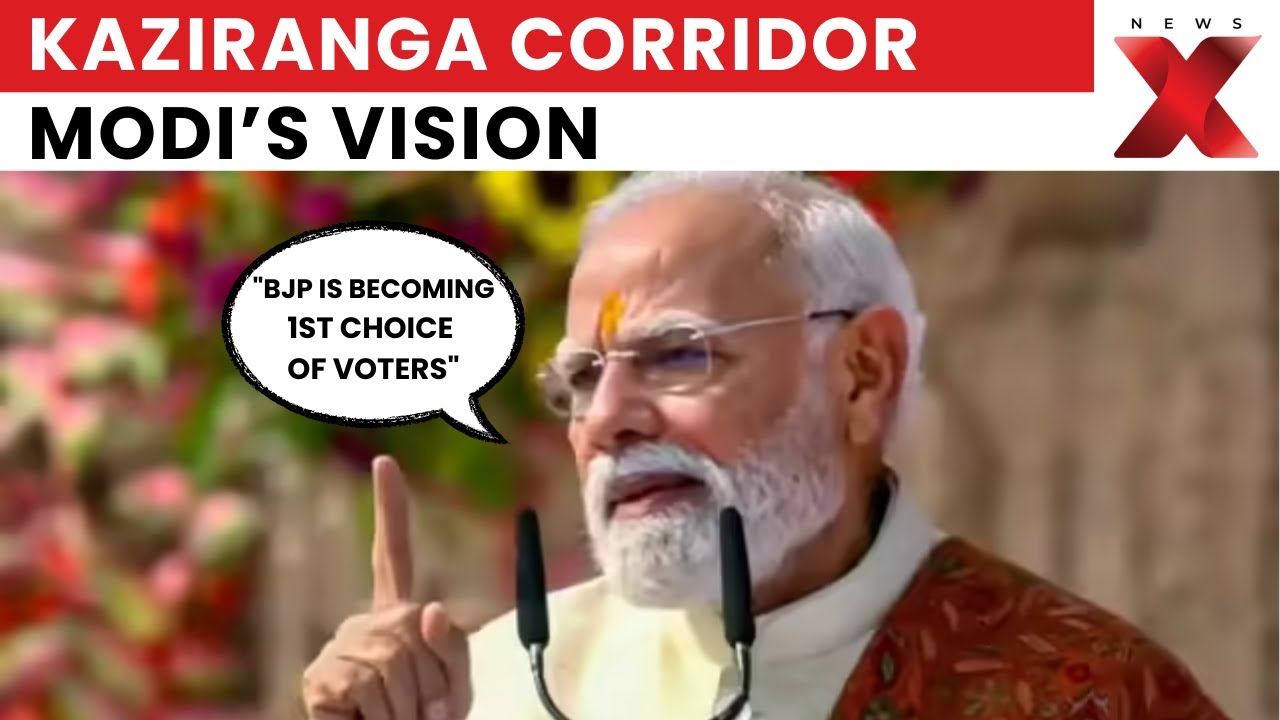 PM Modi Lays Foundation for Kaziranga Elevated Corridor Project in Assam | NewsX