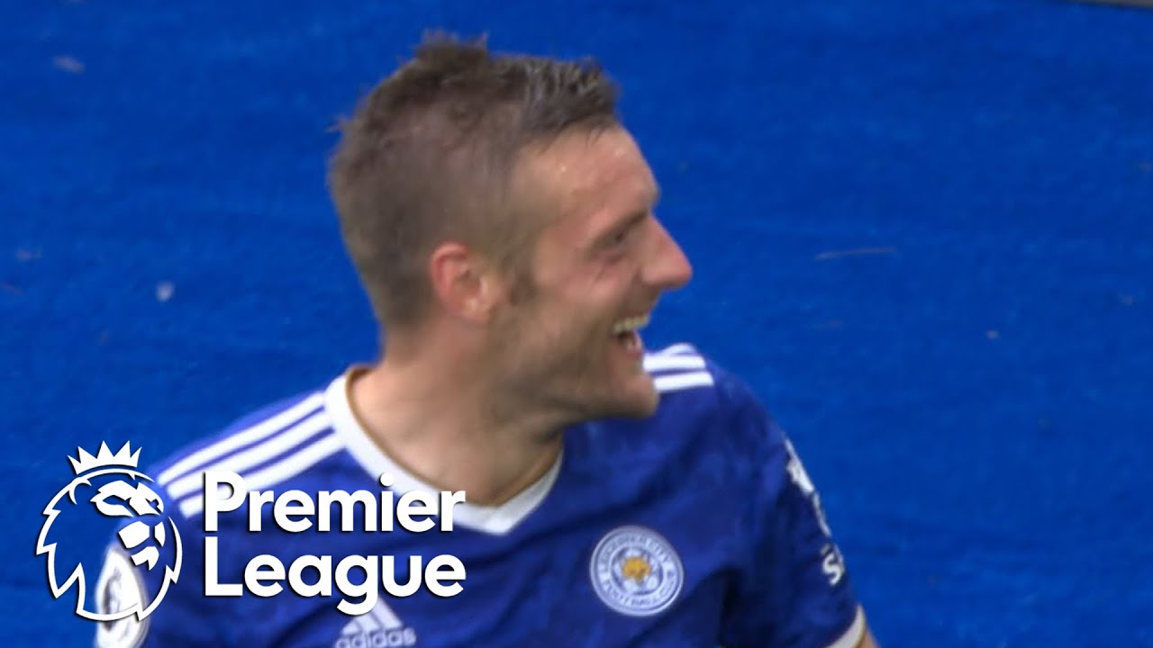 Jamie Vardy grabs Leicester City breakthrough against Wolves | Premier League | NBC Sports