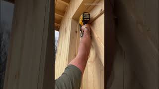 Saw Shed door build #hardwork #homestead #woodwork #diy #farm