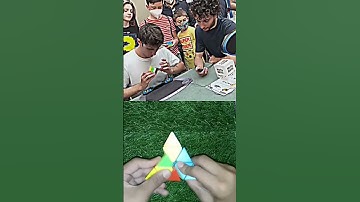 How to Solve Pyraminx Cube in 6 Sec.. !! #trending #shorts #viral #cubing