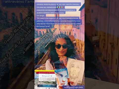 Video ENNESIMO RICONOSCIMENTO INTERNAZIONALE D'ARTE STORICO PREMIO SPOLETO a MARIAGLORIA V.M. VENDRAMINI