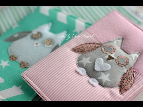 Owls Baby Book Cover using Spellbinders Dies and Platinum Machine
