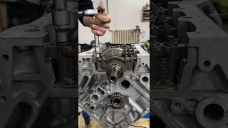 Mercedes Benz m272 3.5 сборка двигателя 1часть