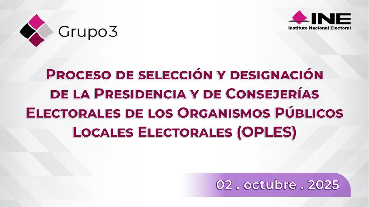 Transmisión de Entrevistas OPLES Grupo 3(02/10/2025)