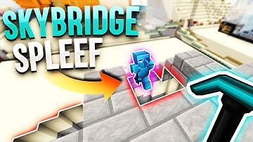 SKYBRIDGE SPLEEF OVER FALL TRAP... *OP* | Minecraft HCF