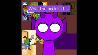 When Durple Watching YouTube Minus. Bonus in Sky's room #sprunki