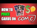 How to properly price sports cards for sale on comc