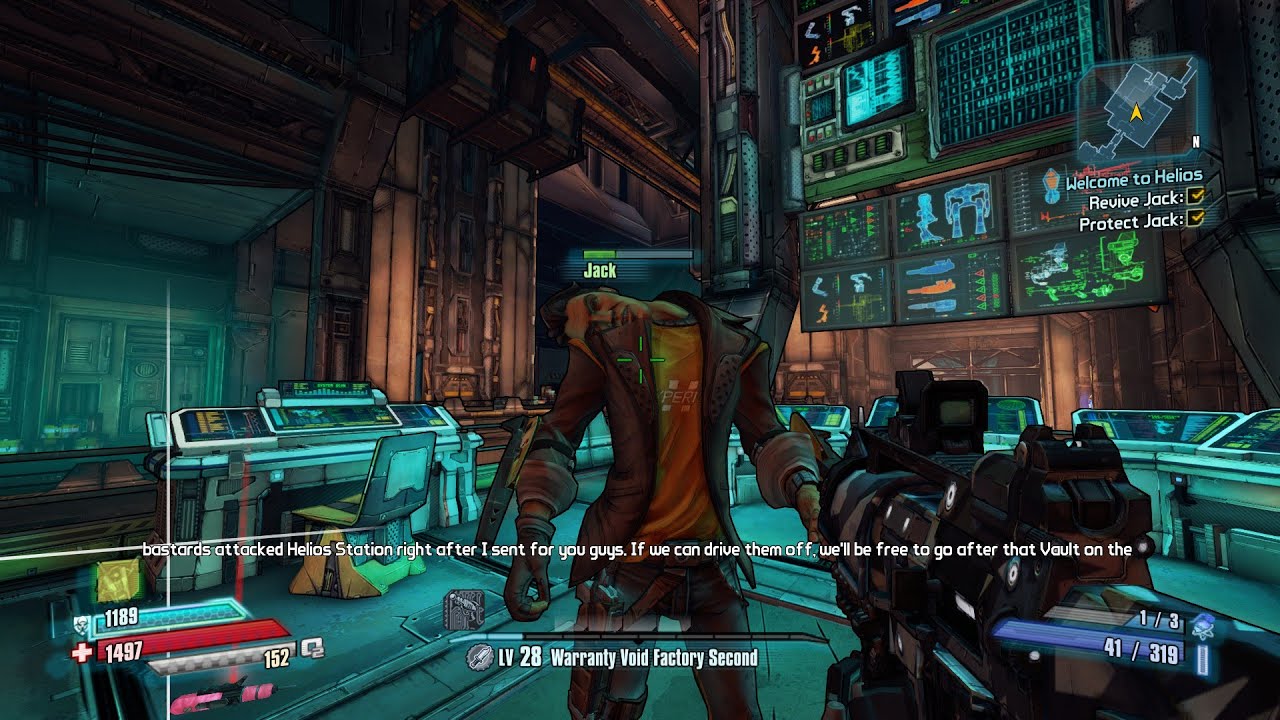 Handsome Jack Glitch Borderlands The PreSequel! YouTube