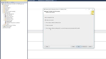 Find the Database Mail profiles in SQL Server