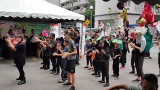 Deepawali function mix with malay and white people with Indian