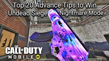 Top 20 Undead Siege Nightmare Tips & Tricks Season 11