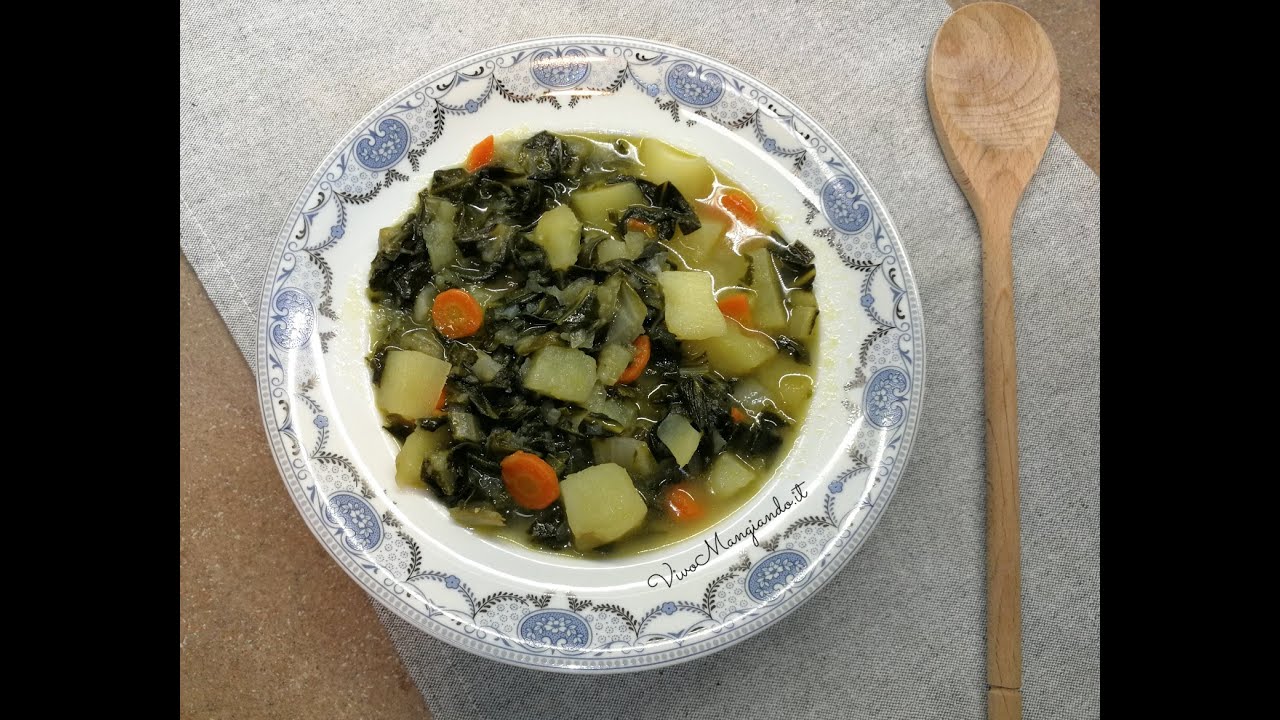 Zuppa di bietole e patate, semplice e buona