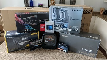 Building My AMD Threadripper Watercooled Video Editing PC | VLOG