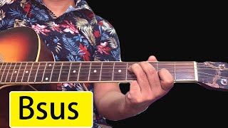 How to Play Bsus Chord on Guitar | Guitar Lessons