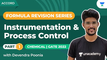 Instrumentation & Process Control - Day 1 | ALL FORMULA REVISION | Chemical | GATE | Devendra Poonia