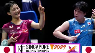 Tomoka Miyazaki (JPN) vs Akane Yamaguchi (JPN) | R16 | Badminton KSO24