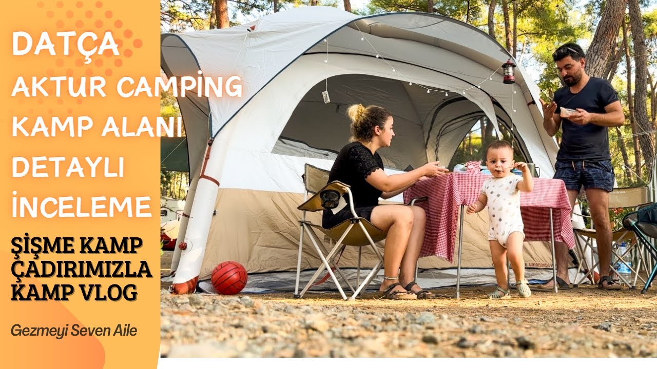 ОБЗОР ПЛОЩАДКИ КЕМПИНГА ДАТЧА АКТУР | МЫ ПОПАДАЛИ ПОД ДОЖДЬ С НАШЕЙ НАДУВНОЙ ПАЛАТКОЙ!!
