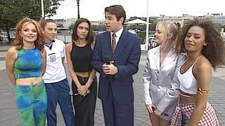 Spice Girls - Wannabe & Interview (Live at GMTV 1996) • HD