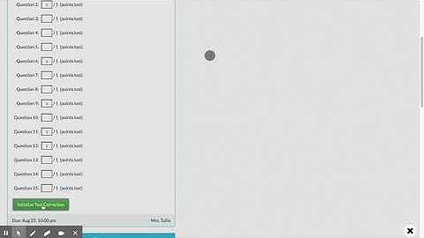 Test Corrections: DeltaMath