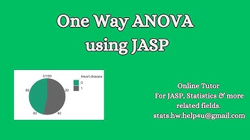 Logistic Regression with JASP | JASP Software | Logistic Regression | Online Statistics Tutor