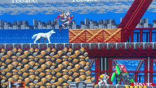 Shadow Dancer- Secret of Shinobi Megadrive stage 2