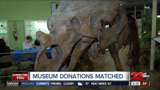 Museum donations match
