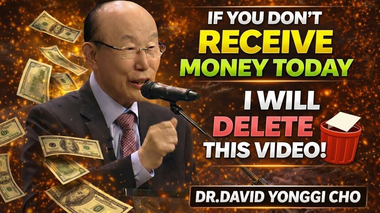 Say This Prayer Today and Unlock Massive Money Blessings | Dr. David Yonggi Cho