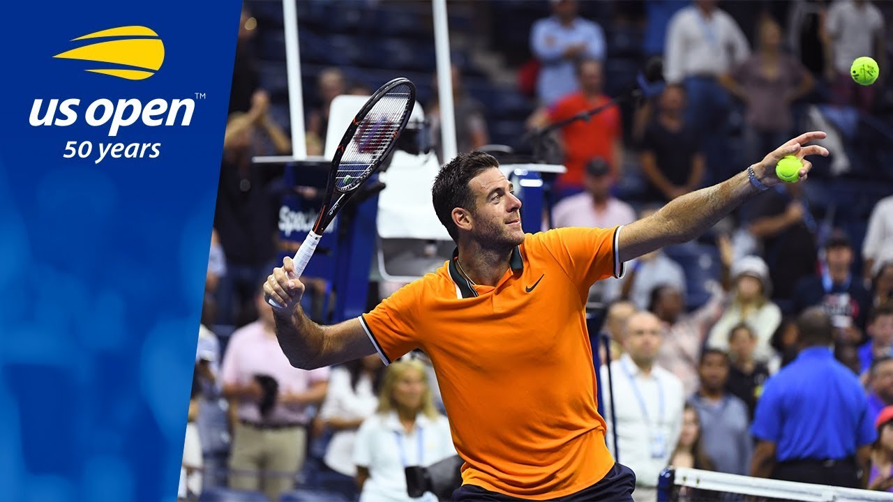 Phalanx eenzaam haat Juan Martin Del Potro Smashes into Quarterfinals - YouTube