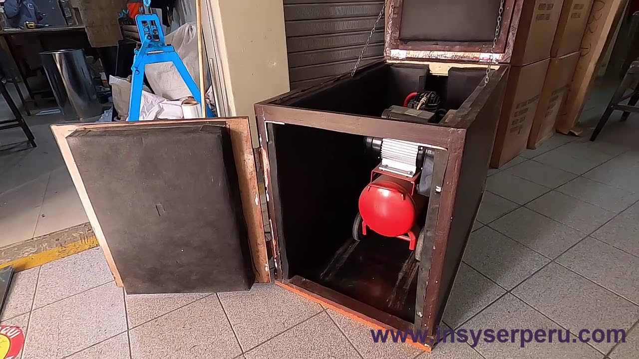 Caja Acústica para Compresoras Aislamiento Acústico YouTube
