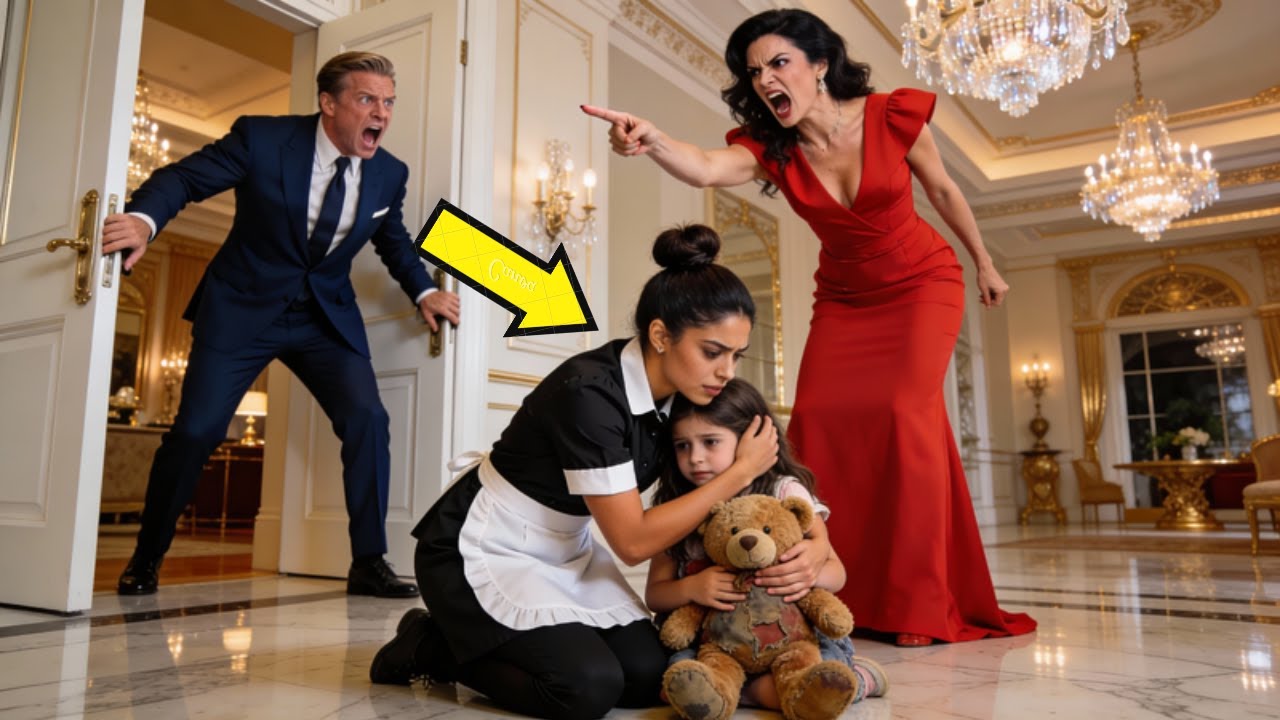 BILLONARIO SE ESCONDIÓ PARA VER QUIÉN CUIDABA A SU HIJA... HASTA QUE LA MESERA HIZO LO INCREÍBLE