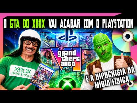 THE XBOX GTA WILL FINISH PLAYSTATION and THE HYPOCRISY OF PHYSICAL MEDIA #gta6